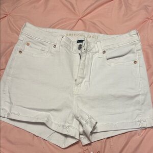 American Eagle Outfitters White Jean Shorts